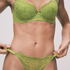 Arabella Padded Underwired Bra, Green