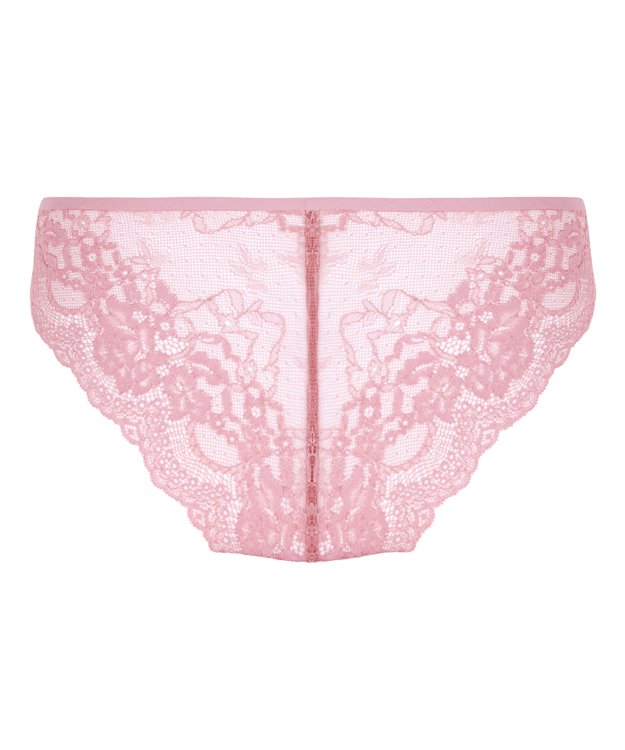 Invisible Lace Back Brazilian, Pink, main