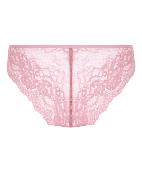 Invisible Lace Back Brazilian, Pink