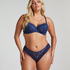Pearlene Padded Underwired Bra, Blue