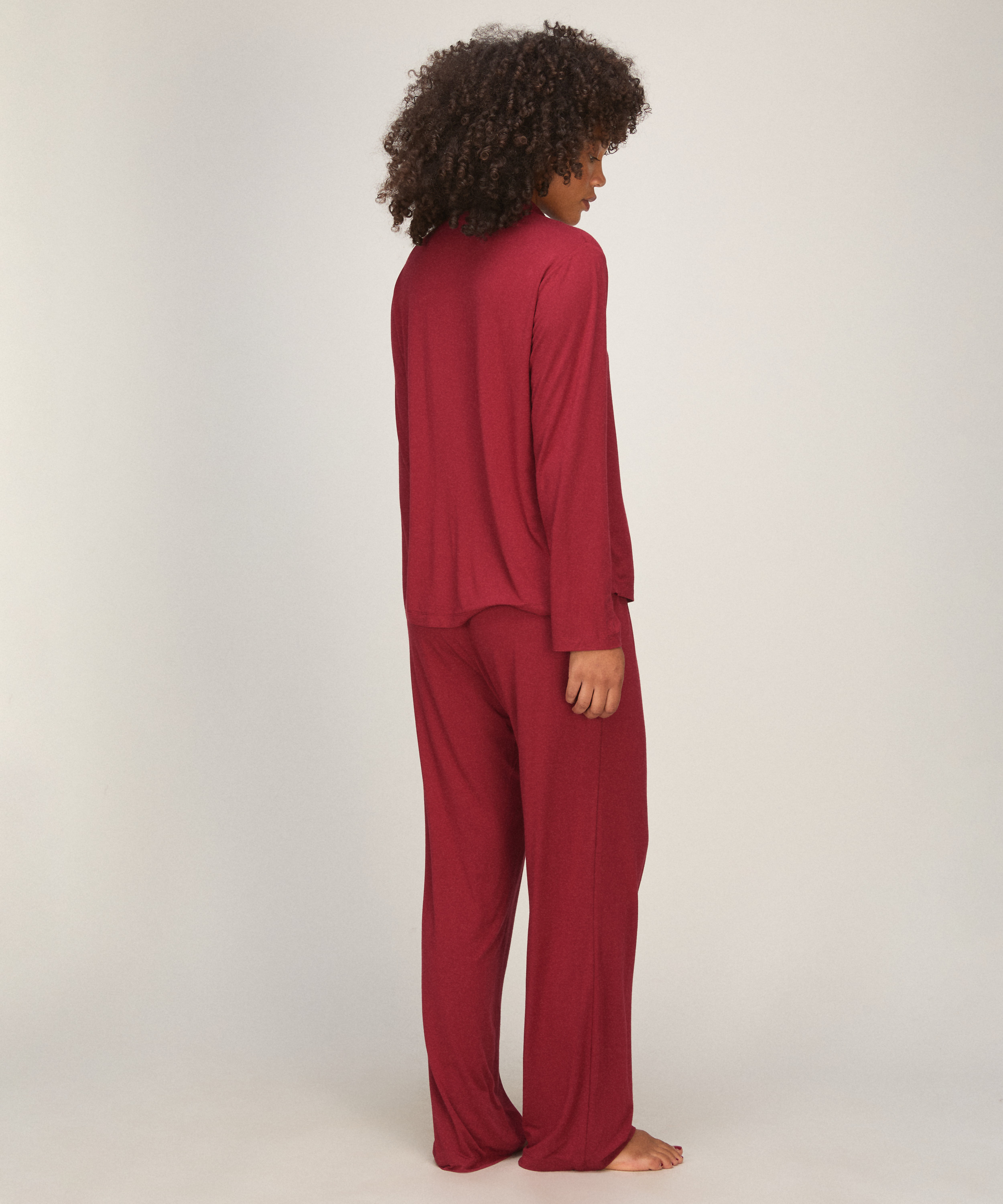 Pyjama Jacket Essentials, Red, main
