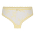V-shaped Brazilian knickers mesh, Yellow