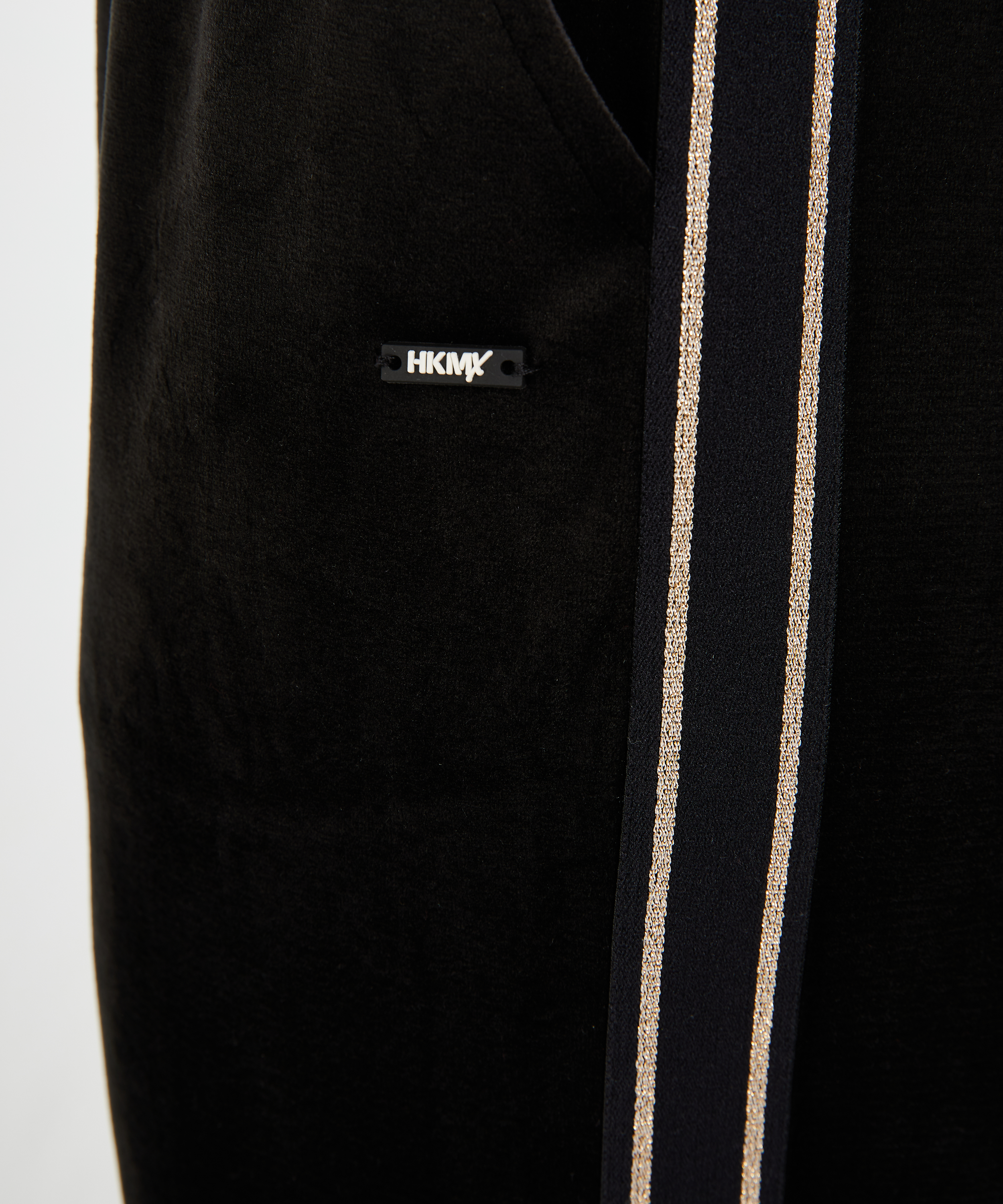 HKMX Sport pants Velours, Black, main