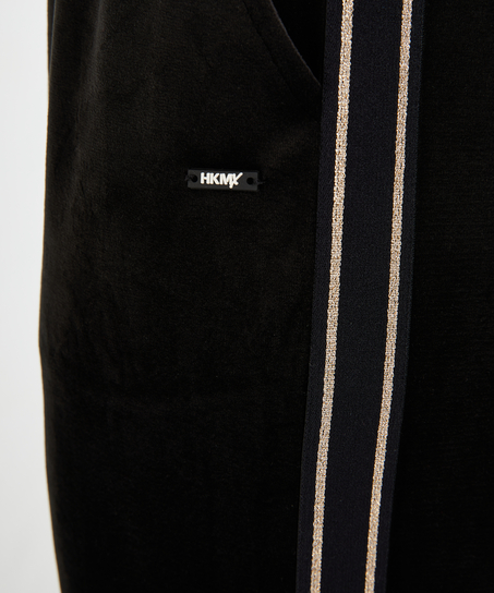 HKMX Sport pants Velours, Black