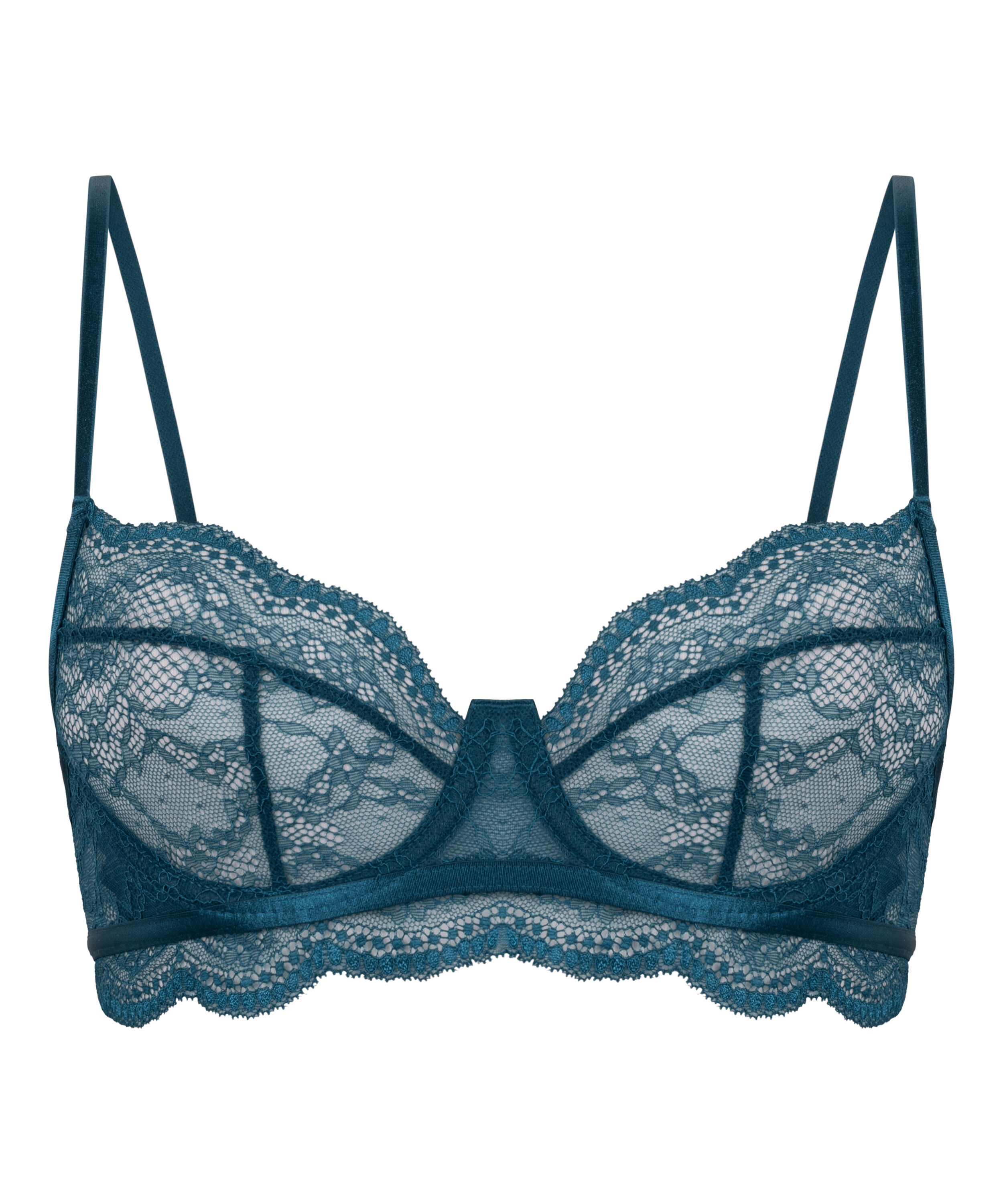 Isabelle Non-Padded Underwired Bra, Blue