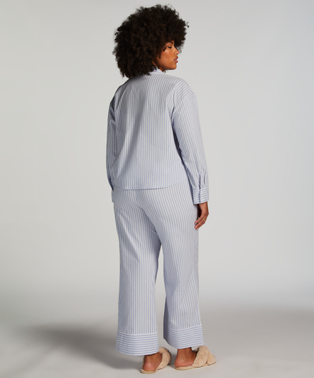 Long Sleeve Cotton Jacket, Blue