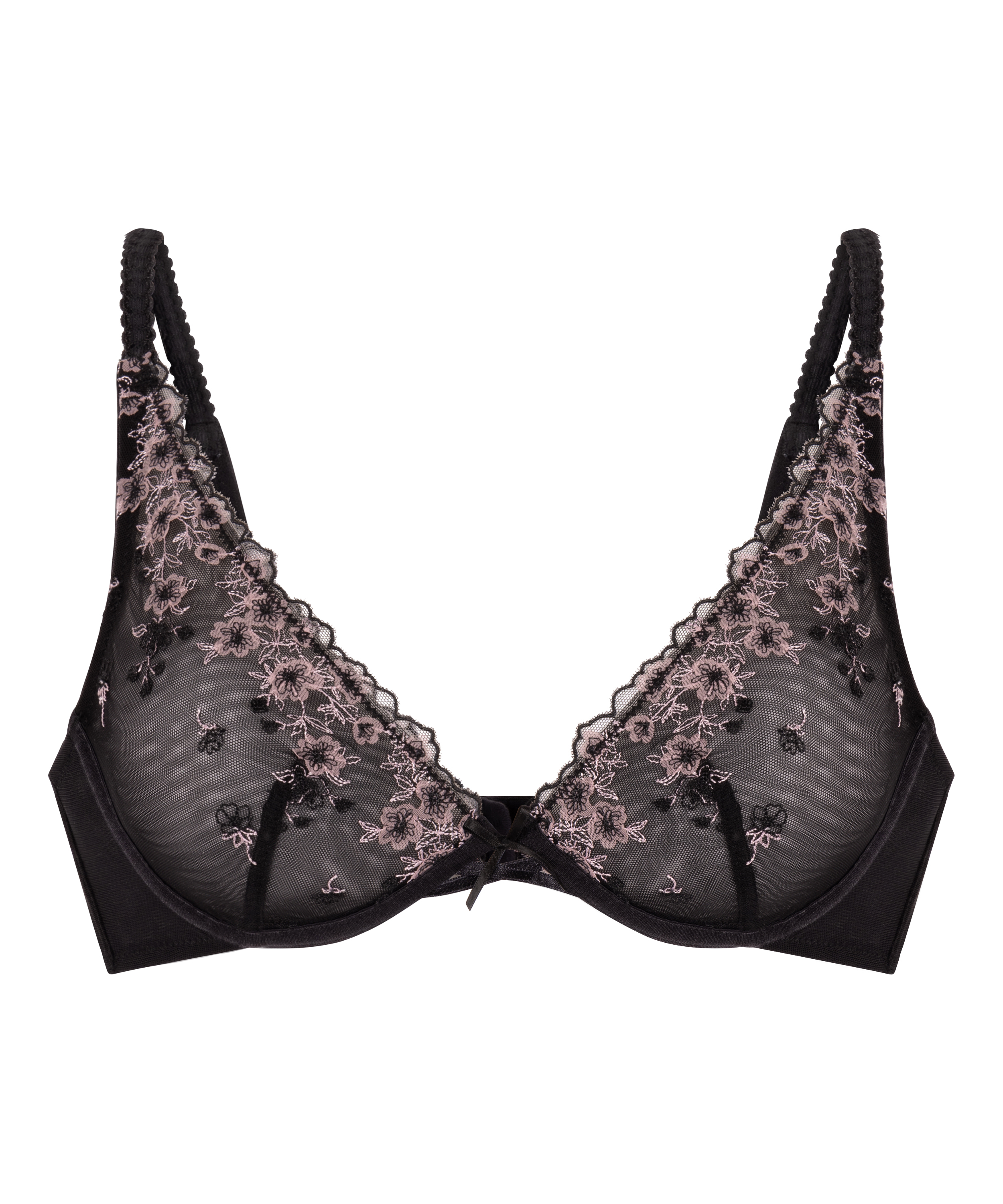 Chloe Non-Padded Underwired Bra, Black, main