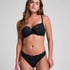 Marine Non-Padded Underwired Bra, Black