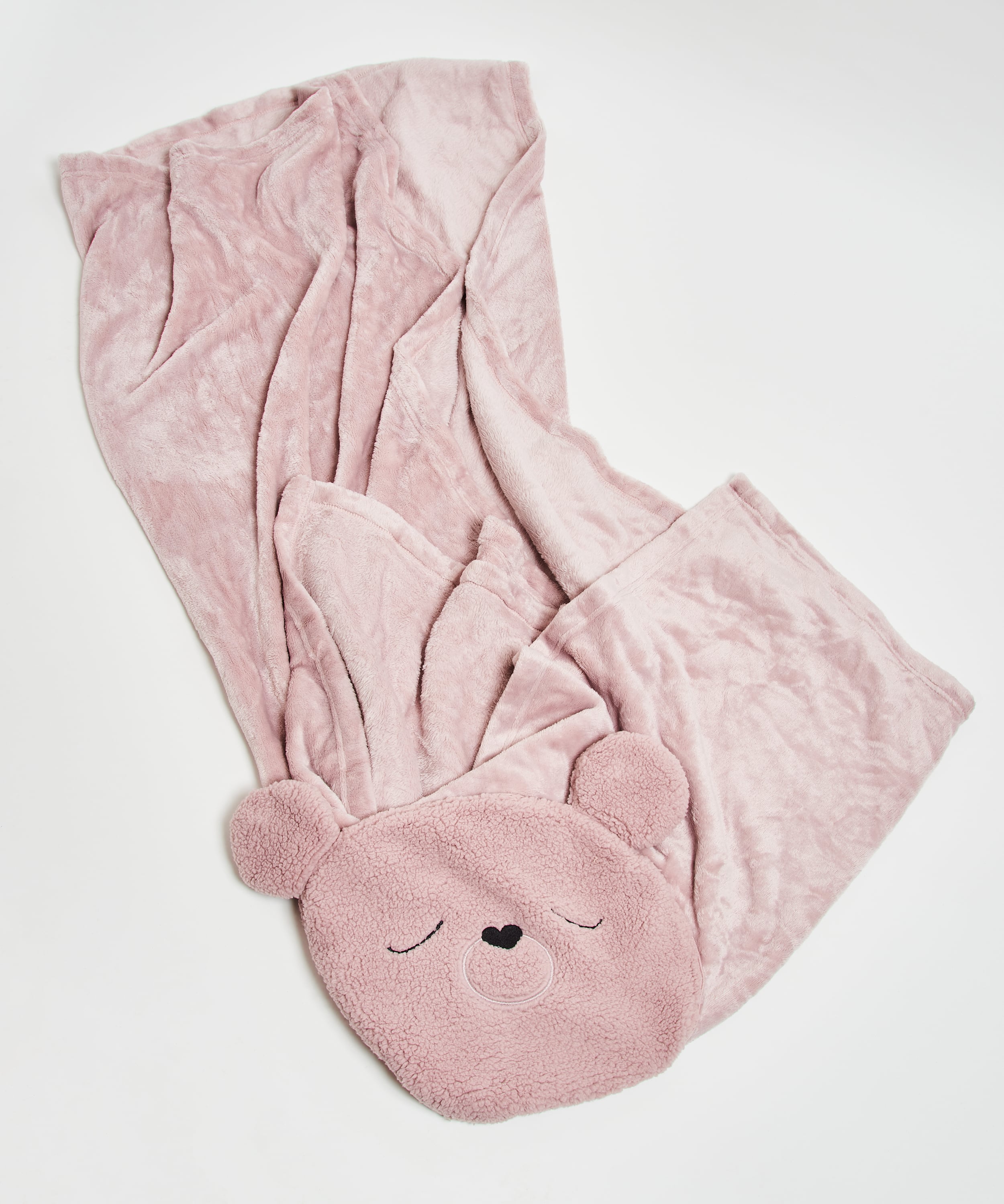 Cosy Bear Throw, Purple, main