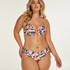Hawaii Padded Push-Up Bikini-Top, White