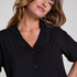 Short Sleeve Velour Jacket, Black