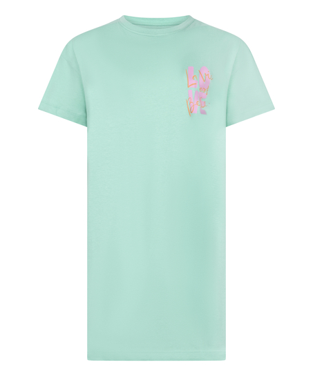 Round Neck Nightshirt, Green