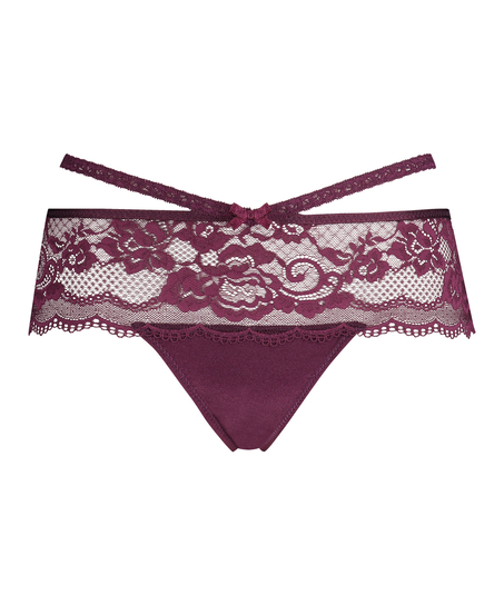 Quinn thong boxers, Purple