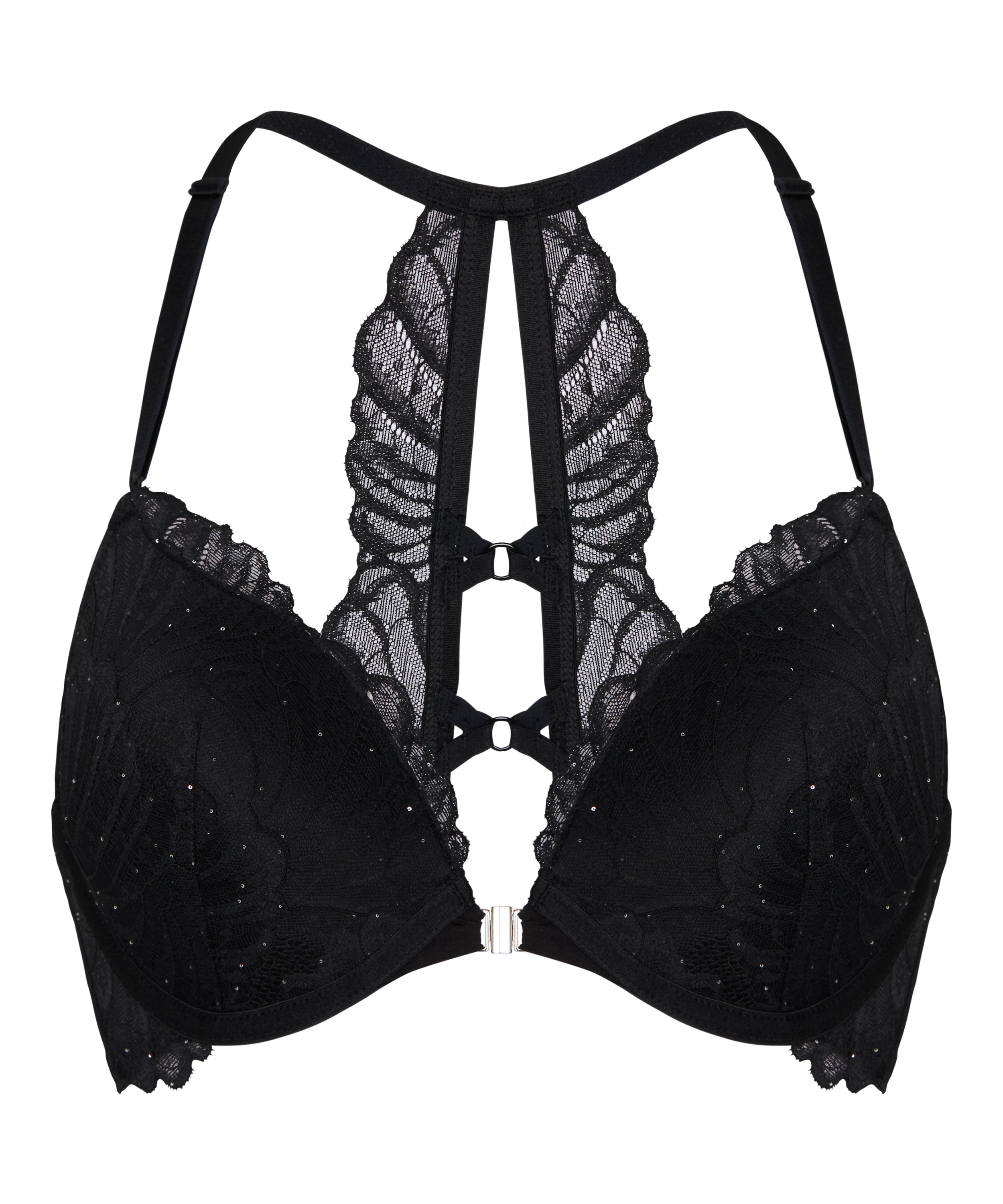 Push-Up Bra Erica, Black, main