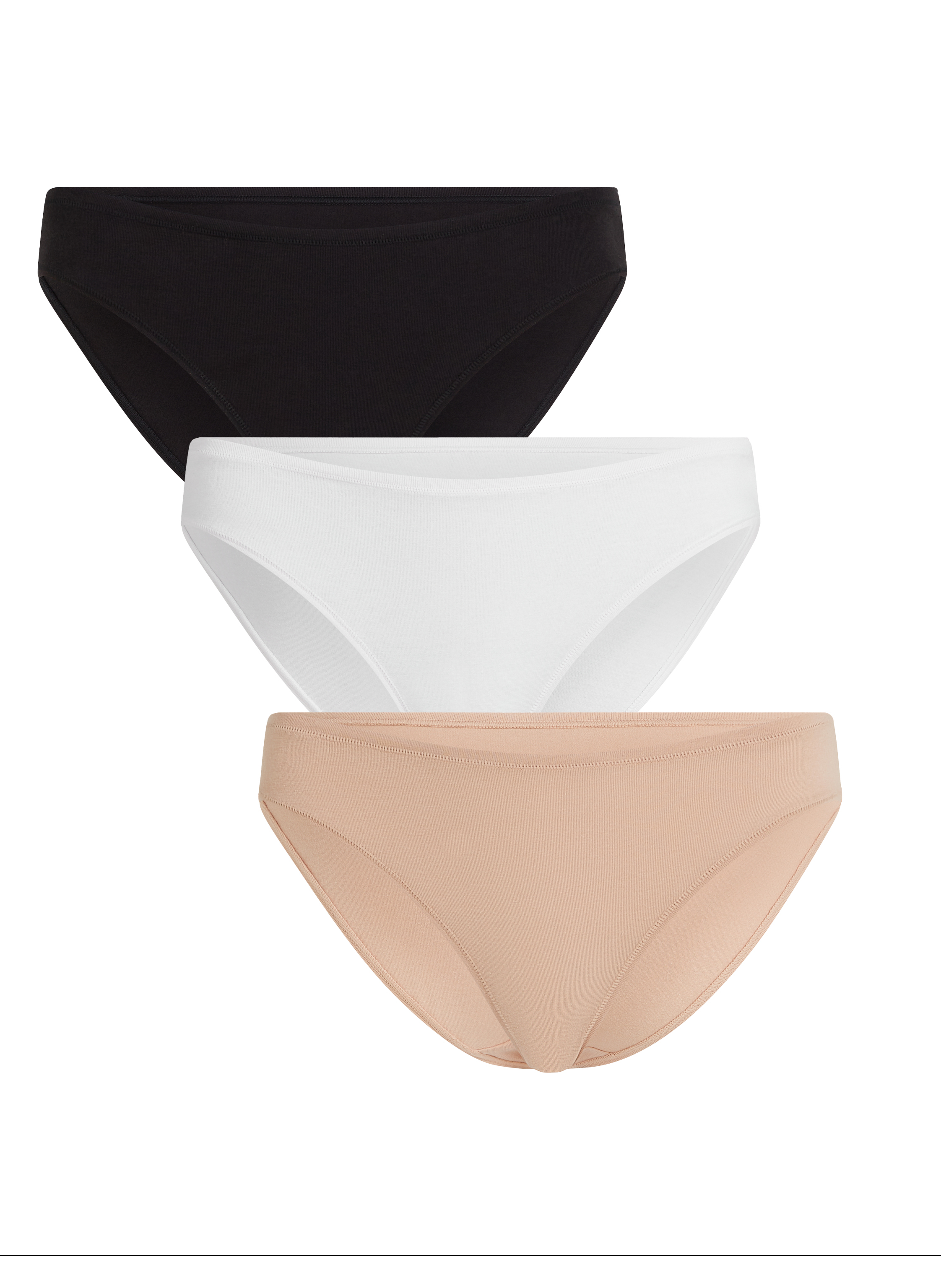 3-Pack Brazilian Kira, White, main