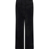 Velvet Pyjama Pants, Black