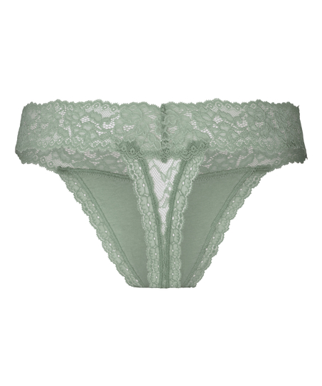 Madison Extra Low Thong, Green