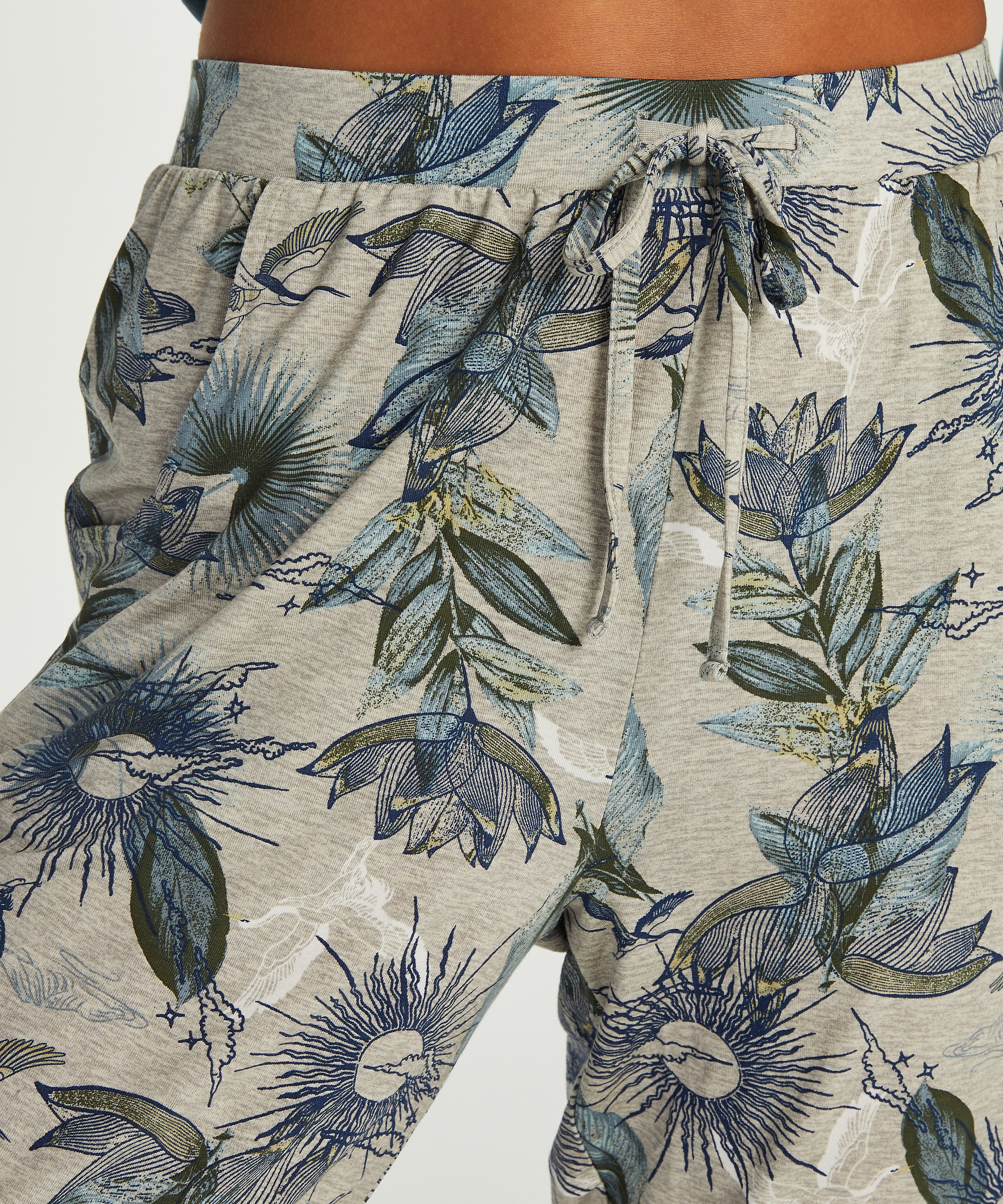 Petite Jersey pyjama Pants, Beige, main