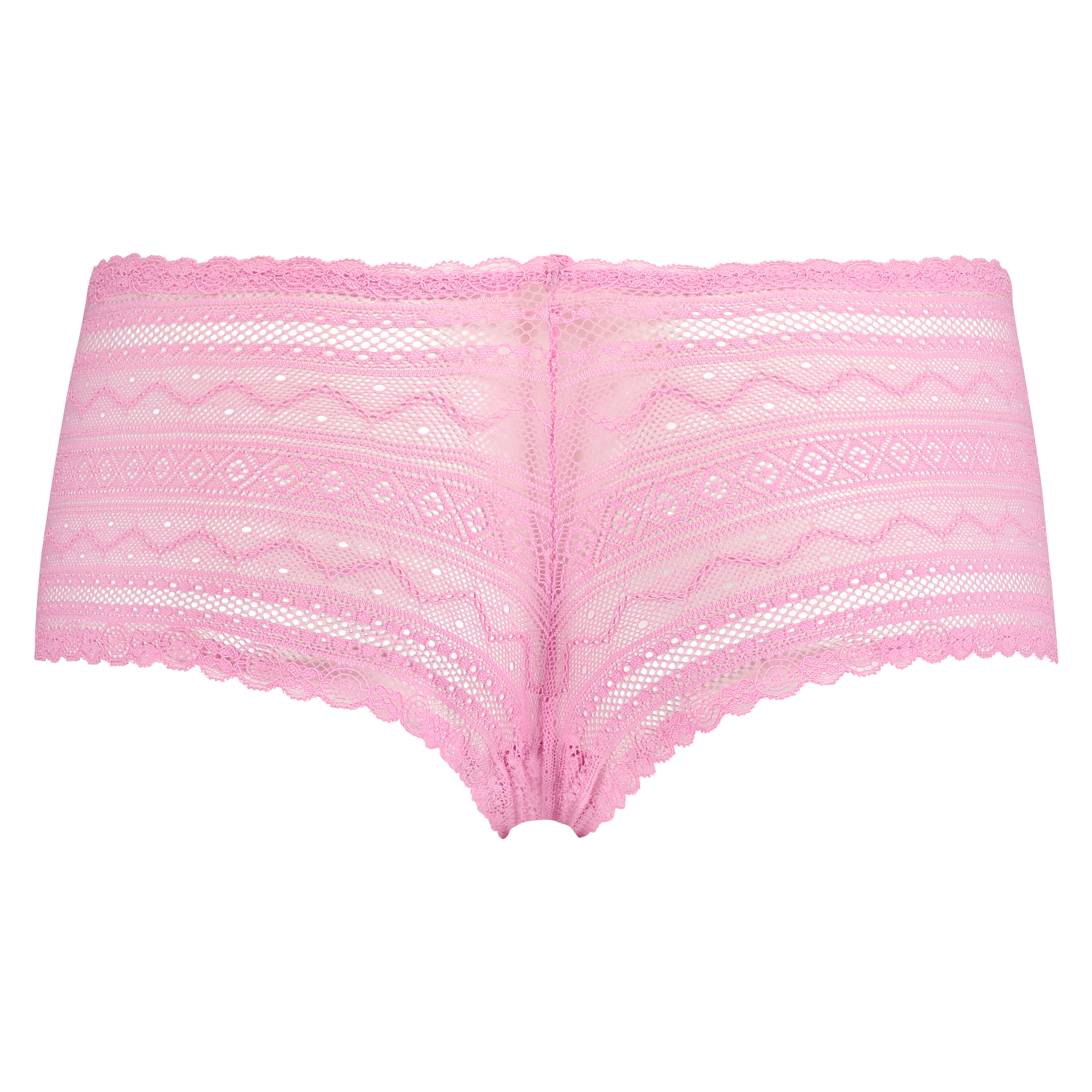 Geo Lace Boxer, Pink, main
