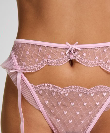 Cordelie Suspenderbelt , Pink