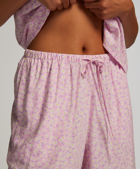 Springbreakers Woven Pyjama Bottoms, Pink