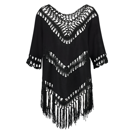 Fringe Tunic, Black