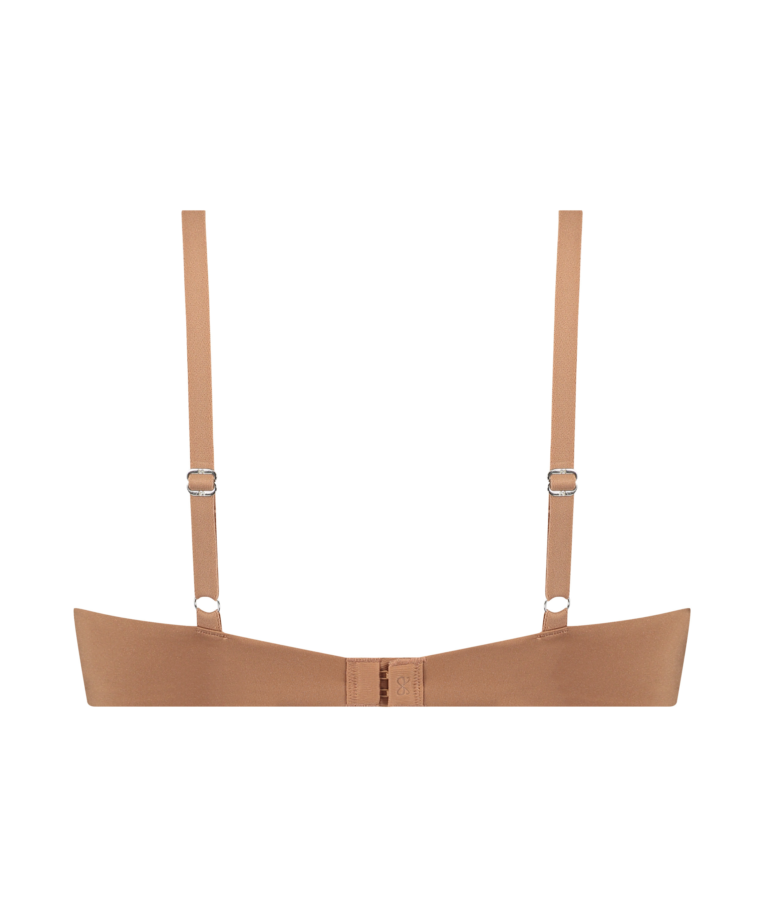 Smooth Padded Underwired Push-Up Bra, Brown, main