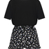 Short Pyjama Set, Black