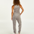 Velour Jogging Bottoms, Gray