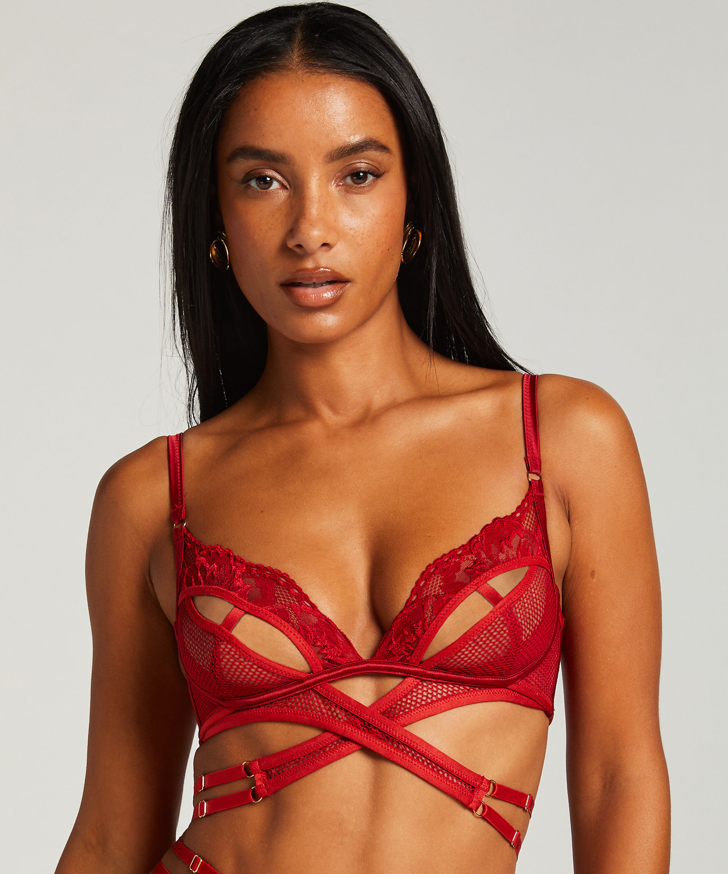 Pleasure Bralette, Red