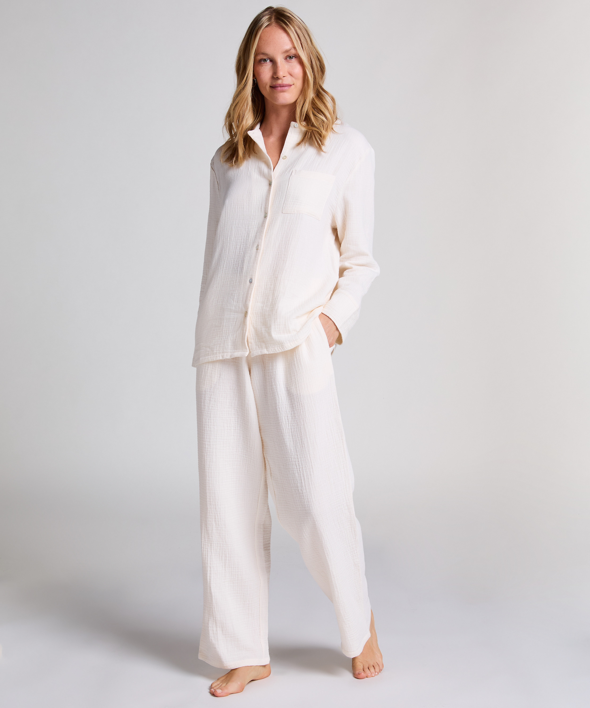 Muslin Jacket, White, main