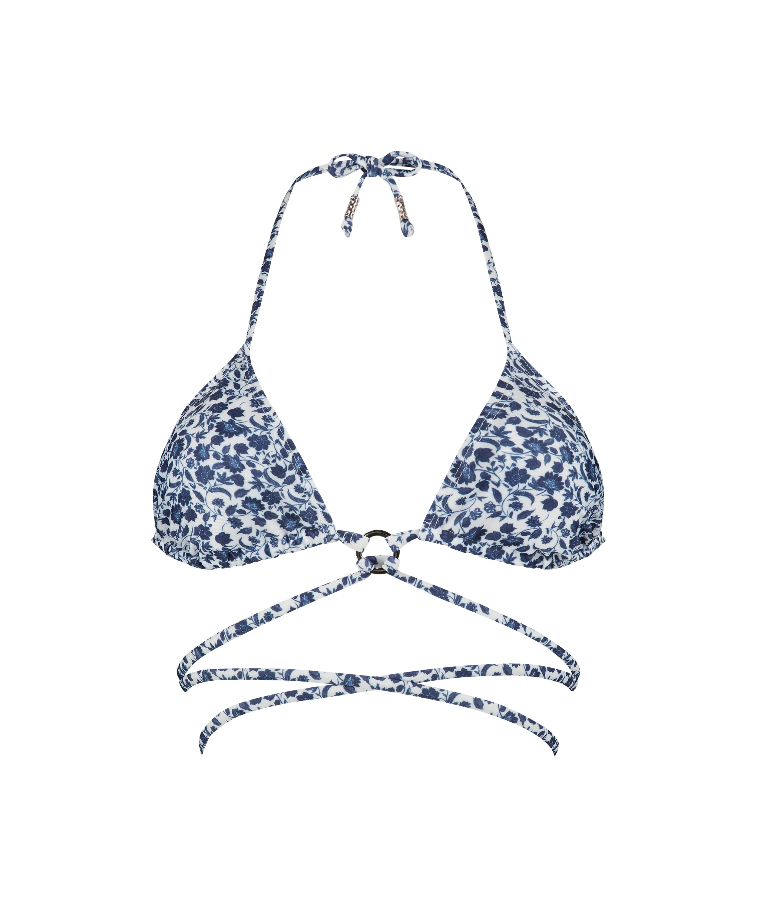 Morocco Triangle Bikini Top, White, main