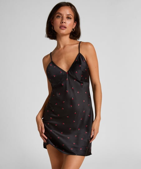 Slipdress Chelsey, Black