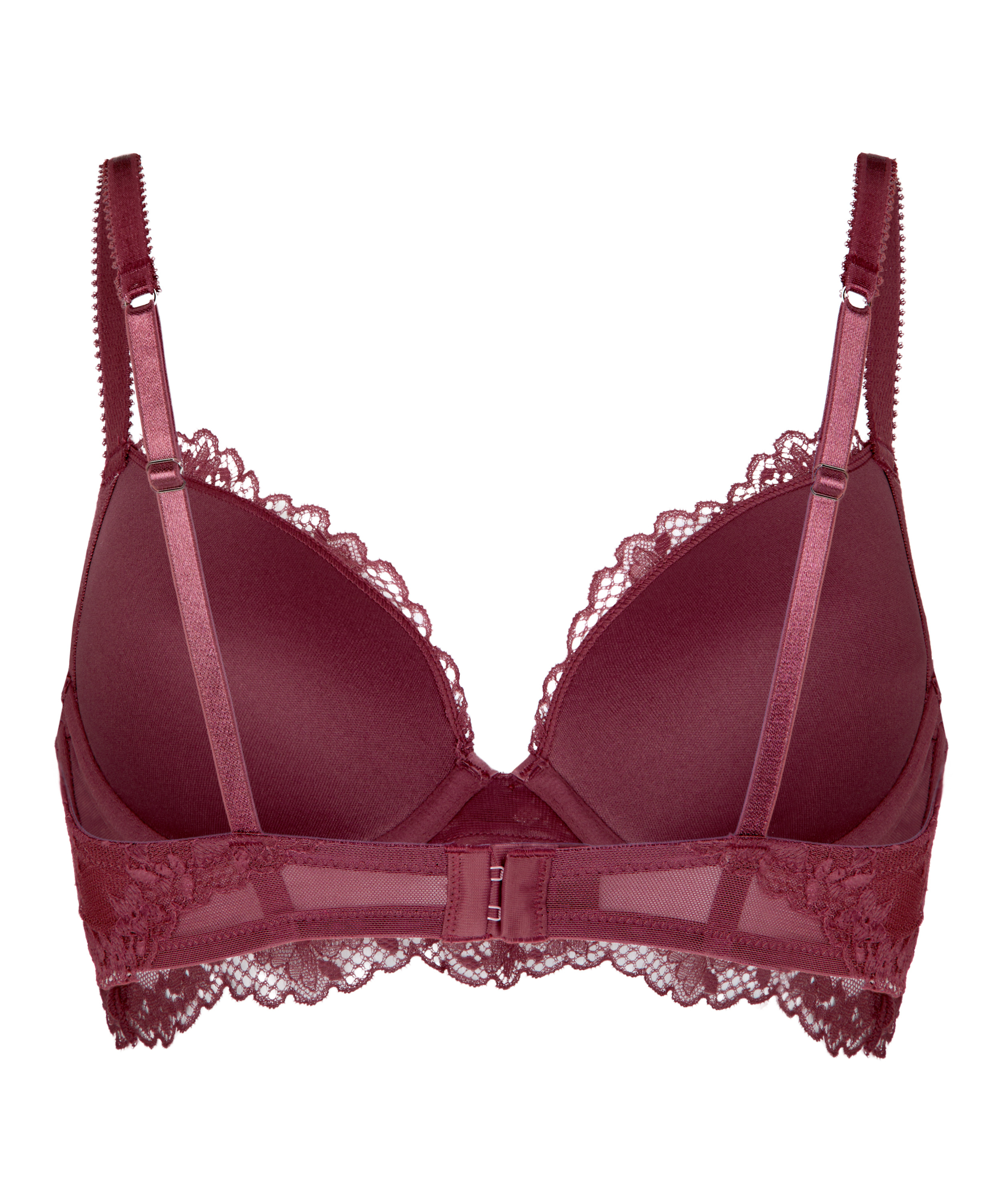 Padded Underwired Longline Bra Naomi, Purple, main