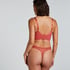 Arabella padded longline underwired bra, Red