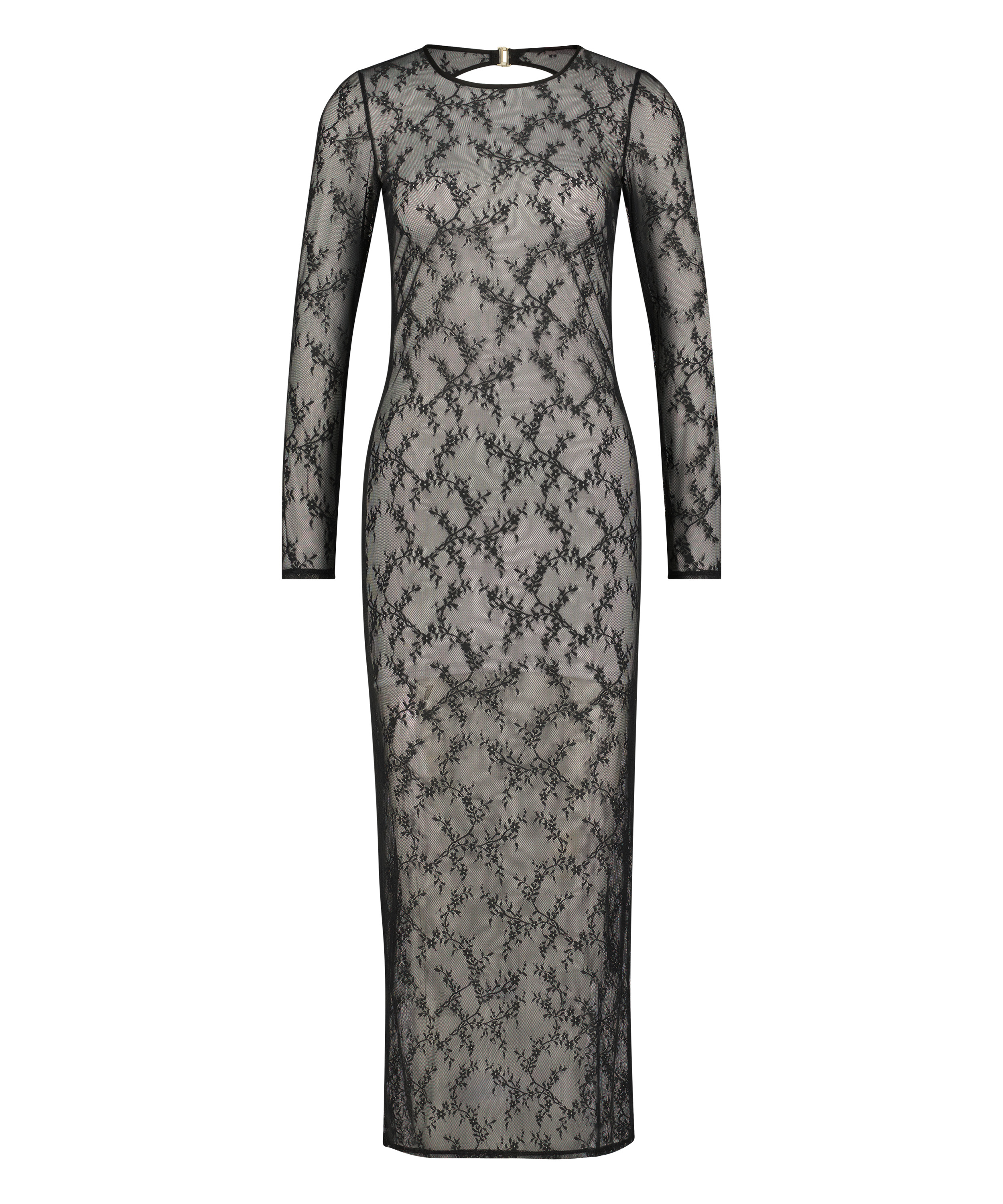 Long Sleeve Lace Bodycon Slip Dress - Slip dresses & Babydolls - Hunkemller Long Sleeve Lace Bodycon Slip Dress - Slip dresses & Babydolls - Hunkemller
