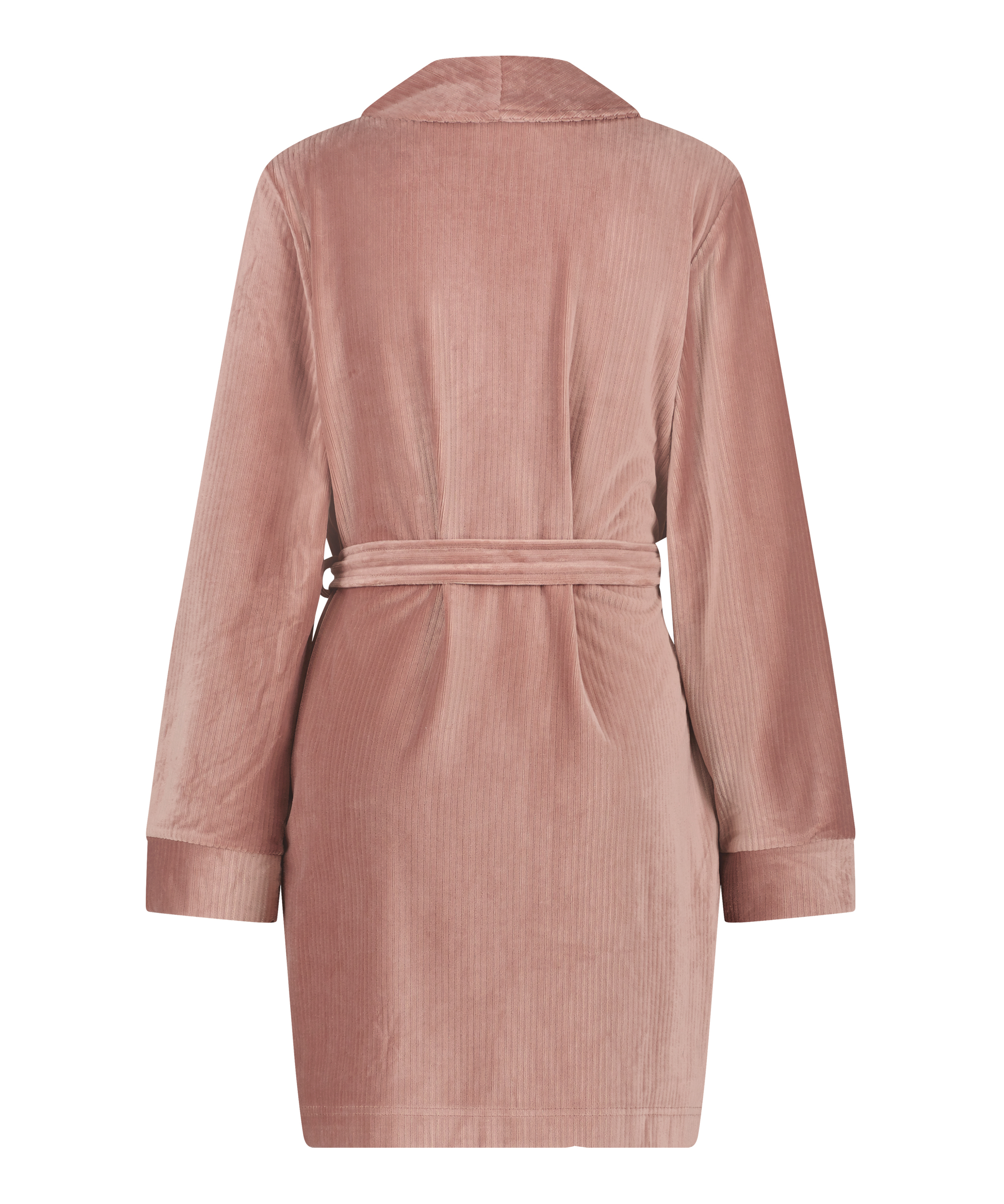 Velvet Bathrobe, Pink, main