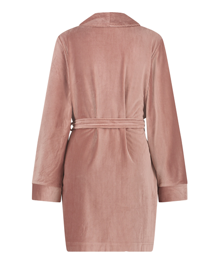 Velvet Bathrobe, Pink