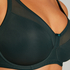 Nina Non-Padded Underwired Minimizer Bra, Green