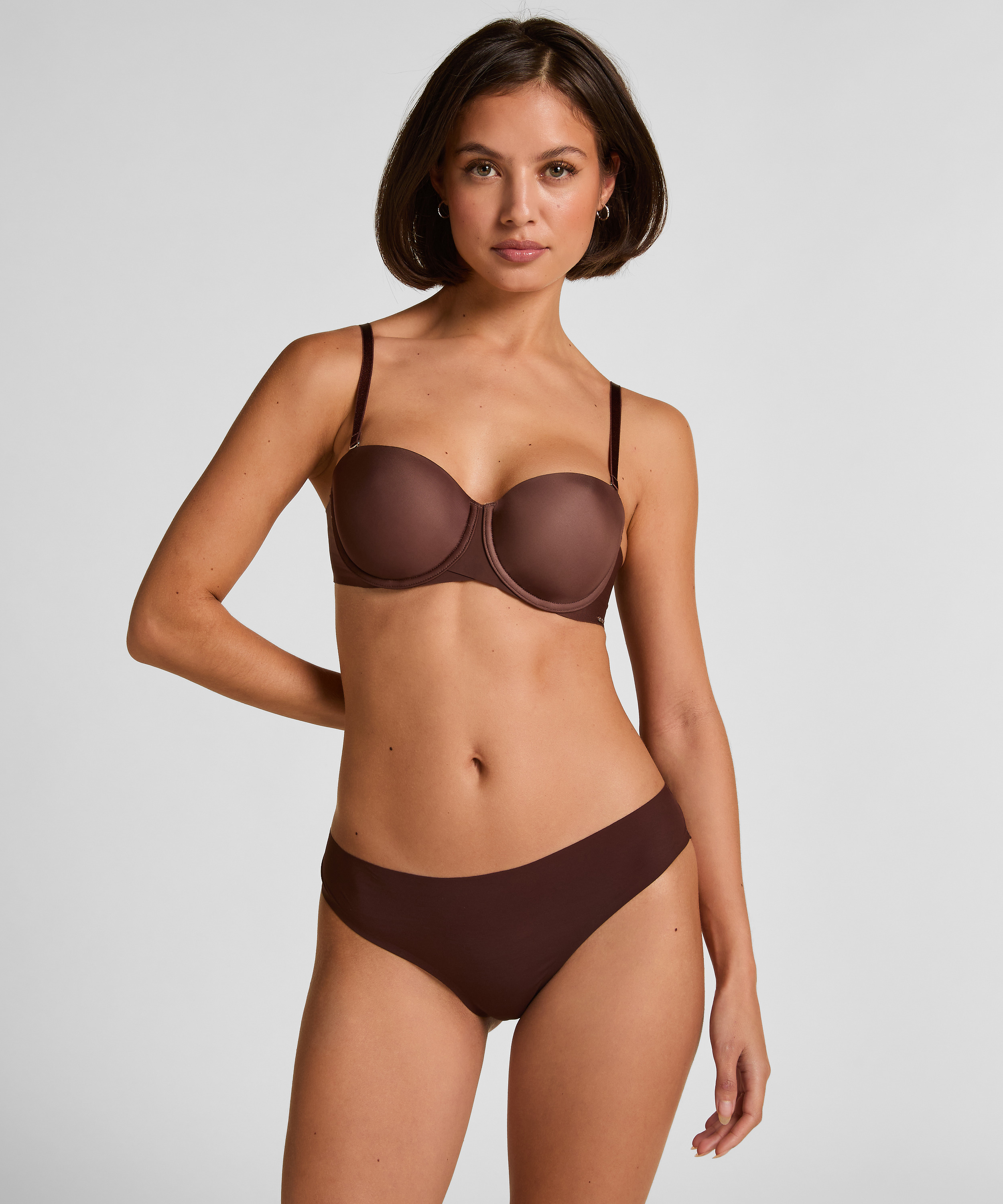Invisible Brazilian Fishnet, Brown, main