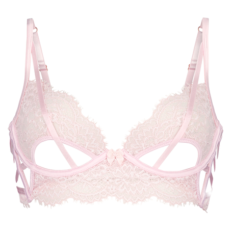 Eve Non-Padded Longline Underwired Bra, Pink