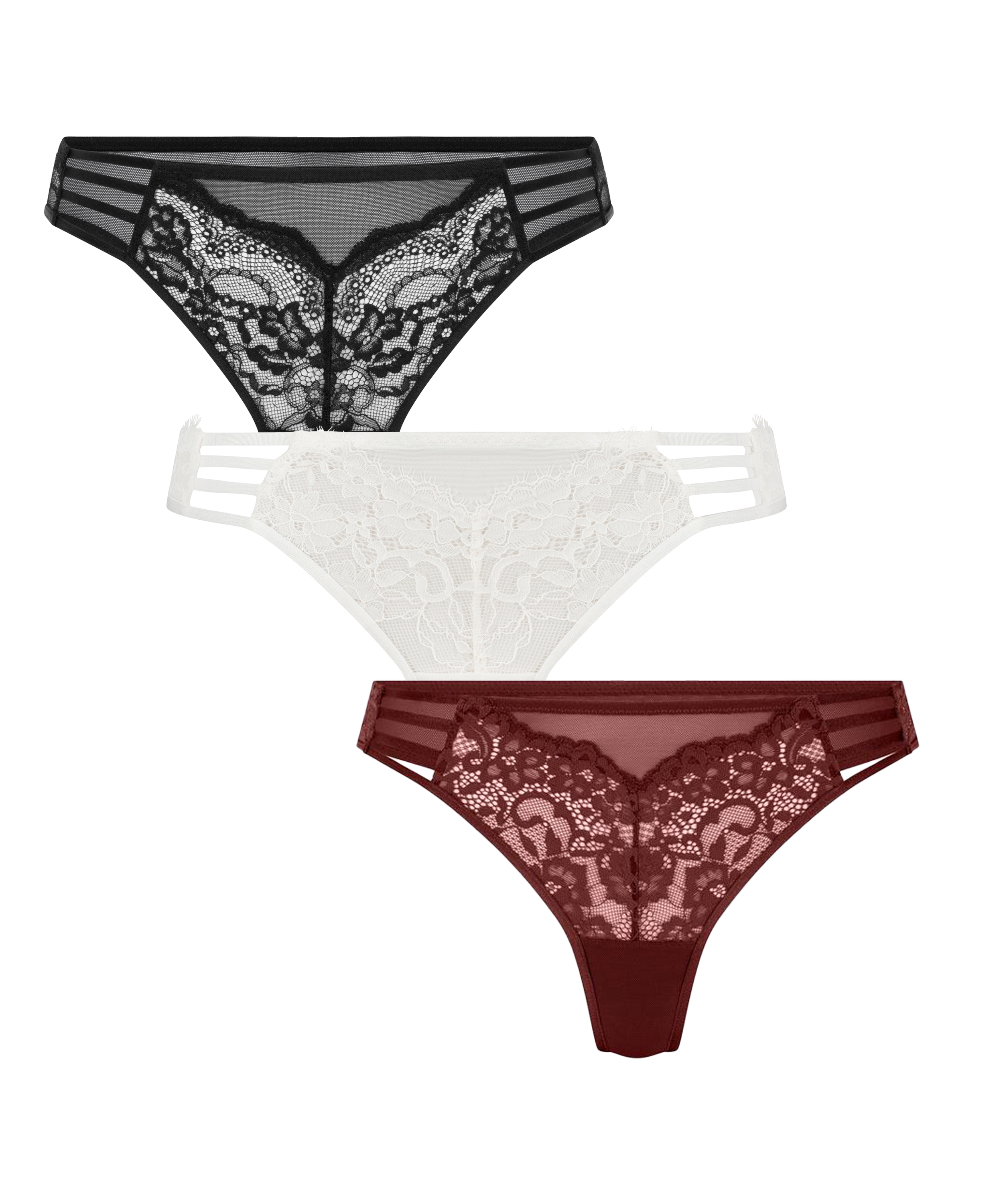 3-Pack Thong Briar, Purple, main