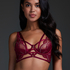 Lyra Non-Padded Longline Underwired Bra, Red