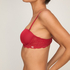 Angie Padded Strapless Underwired Bra, Red
