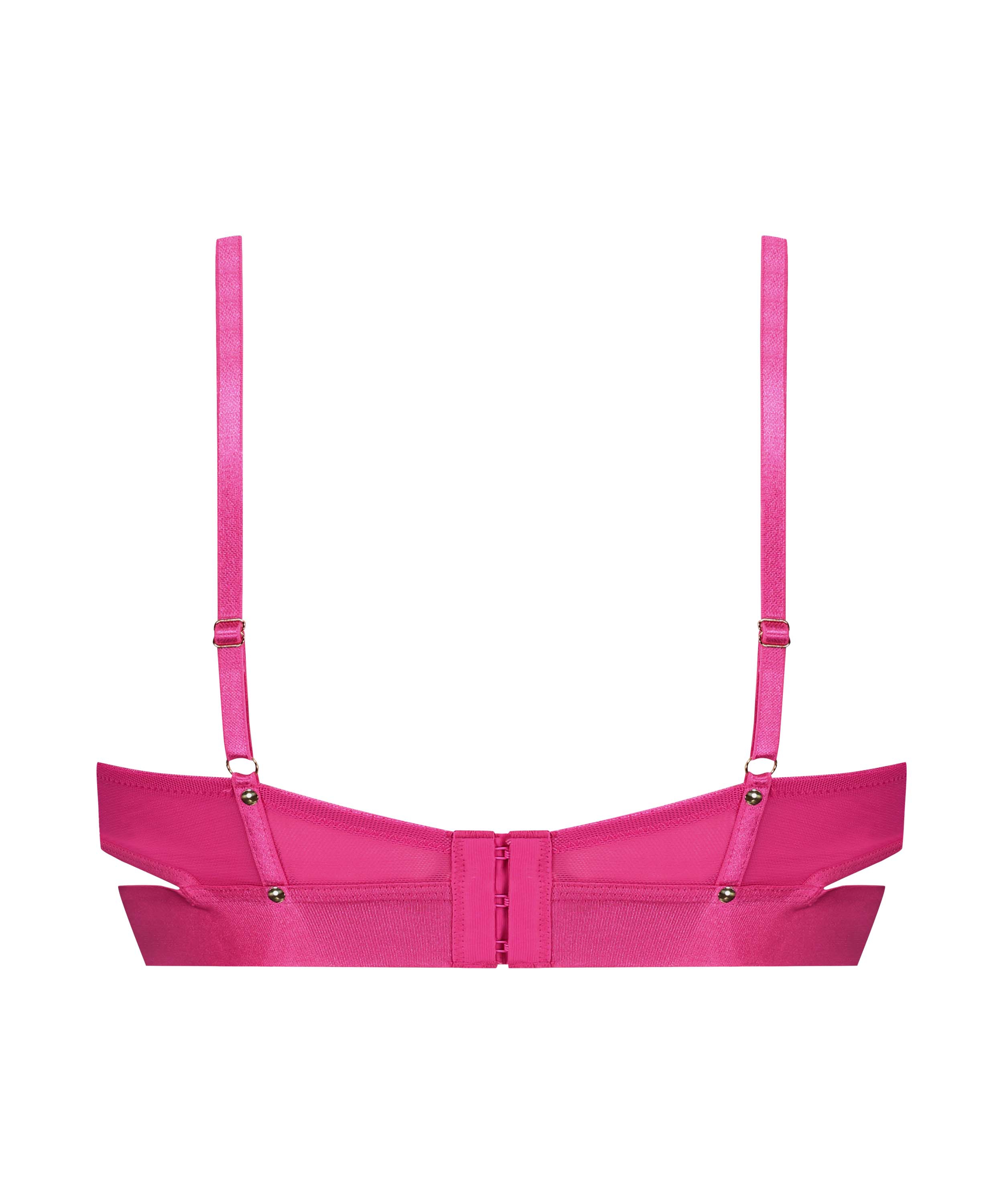Sable Non-Padded Longline Underwired Bra, Pink, main