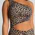 Amalia One Shoulder Bathingsuit, Brown