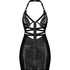 Bondage Desire Slip Dress, Black