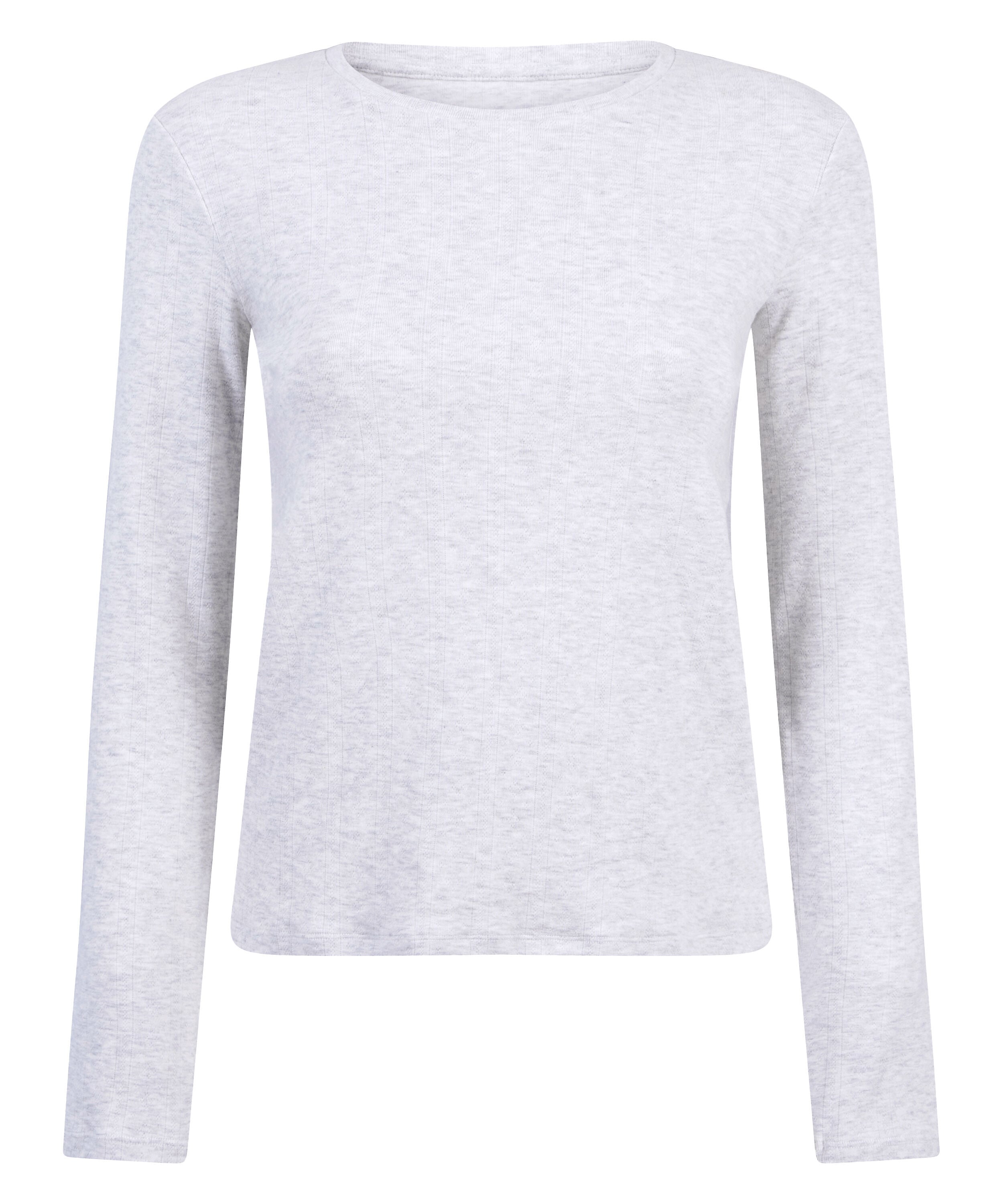 Pyjama top Pointelle, Gray