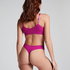 Dianne High Leg Thong, Pink