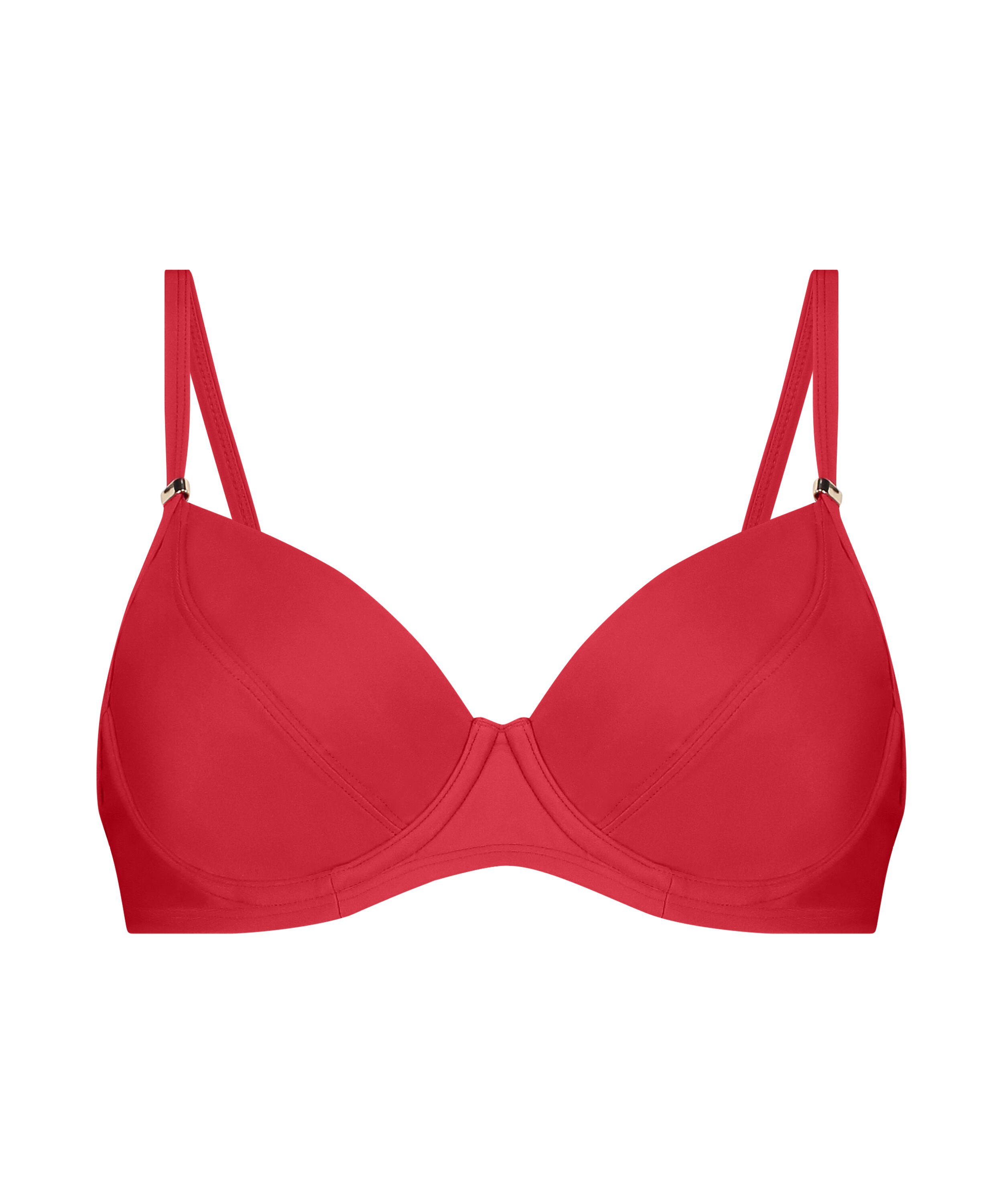 Luxe Bikini Top, Red